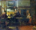 欧洲12-19世纪油画二_BREKELENKAM, Quiringh van - Interior of a Tailor's Shop 2